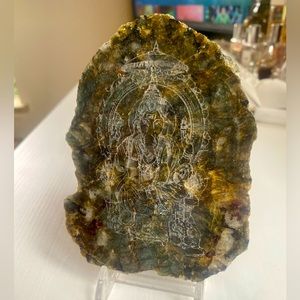 Ganesha crystal sculpture